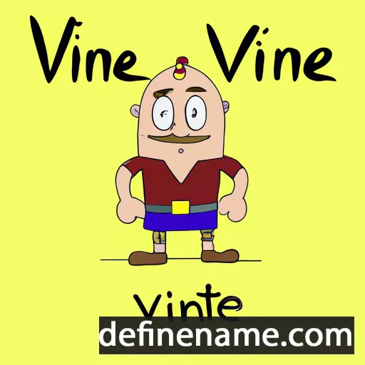 cartoon of the name Vikentije