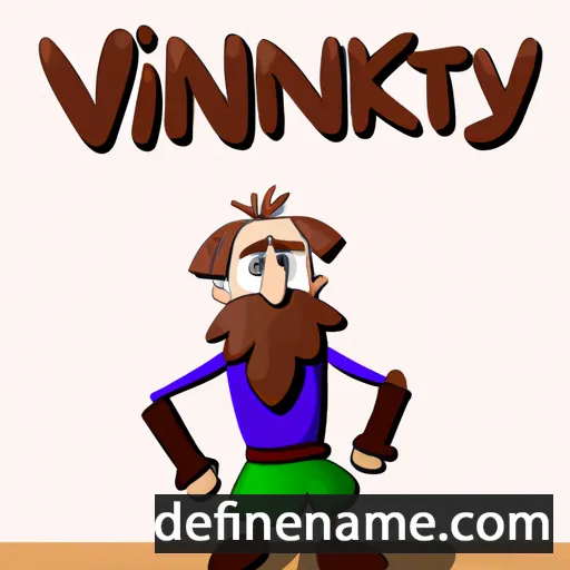 cartoon of the name Vikentiy