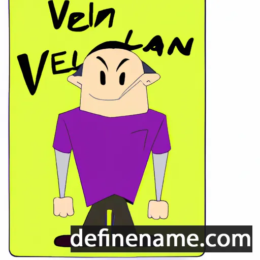 cartoon of the name Vilen