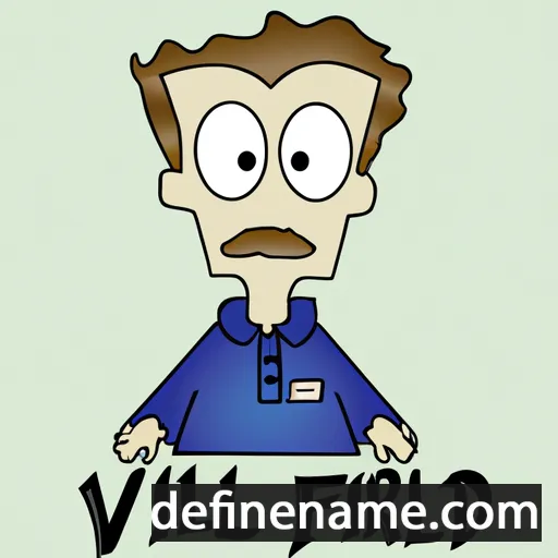 cartoon of the name Vilfred