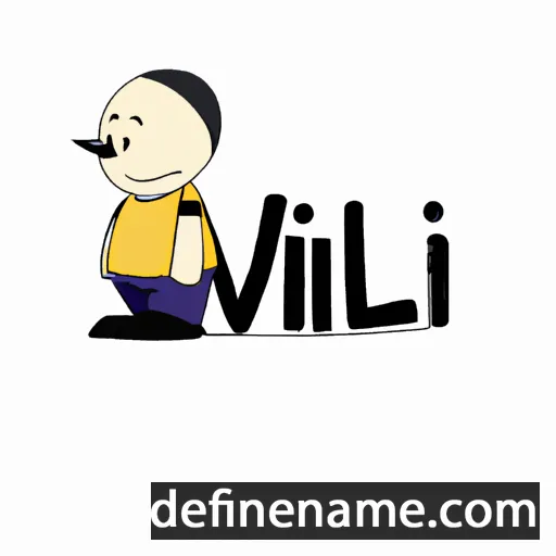 cartoon of the name Vili