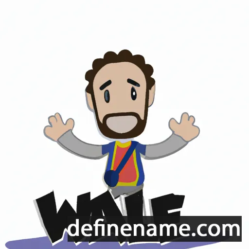 cartoon of the name Wael