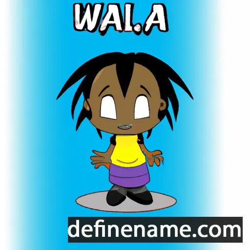 cartoon of the name Wafula