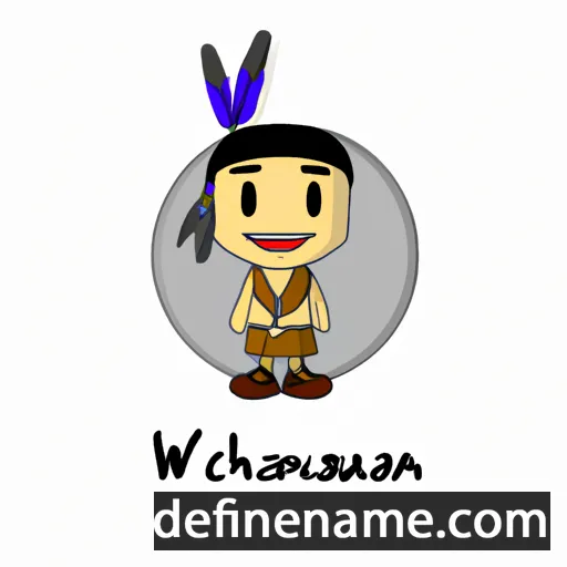 cartoon of the name Wahunsenacawh