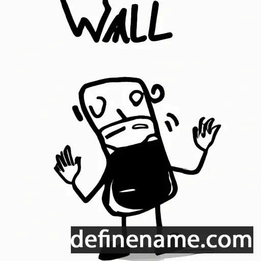 cartoon of the name Wail