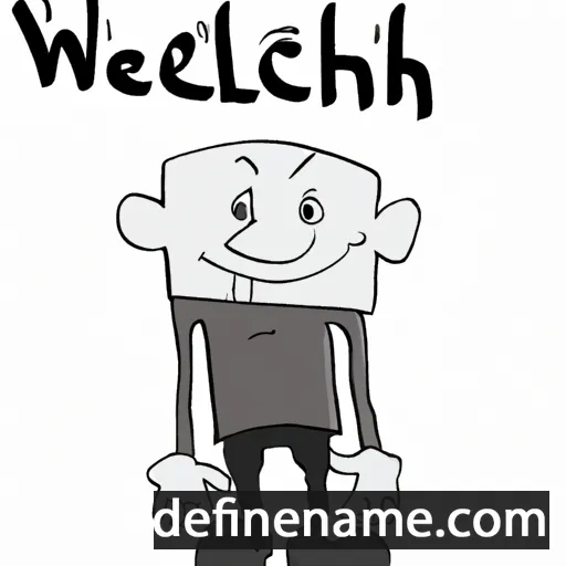 cartoon of the name Walchelin