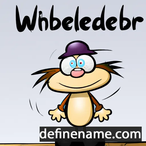 cartoon of the name Waldebert