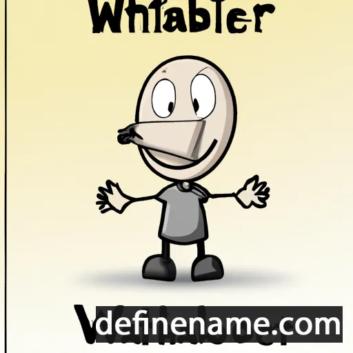 cartoon of the name Walhberht