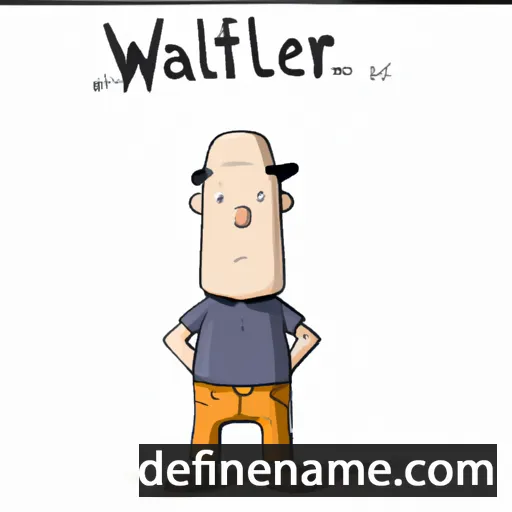 cartoon of the name Walther