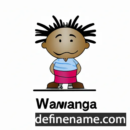 cartoon of the name Wanangwa