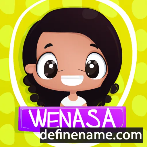 cartoon of the name Wanessa