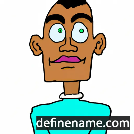 cartoon of the name Wardell