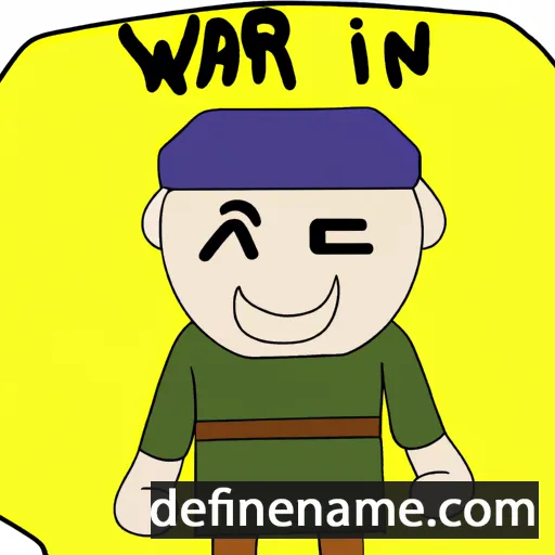 cartoon of the name Warin