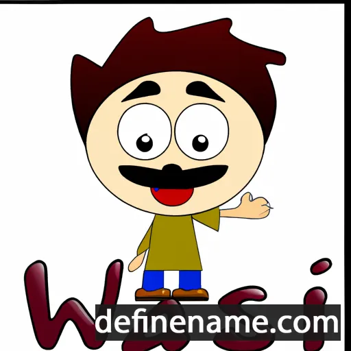 cartoon of the name Wasi