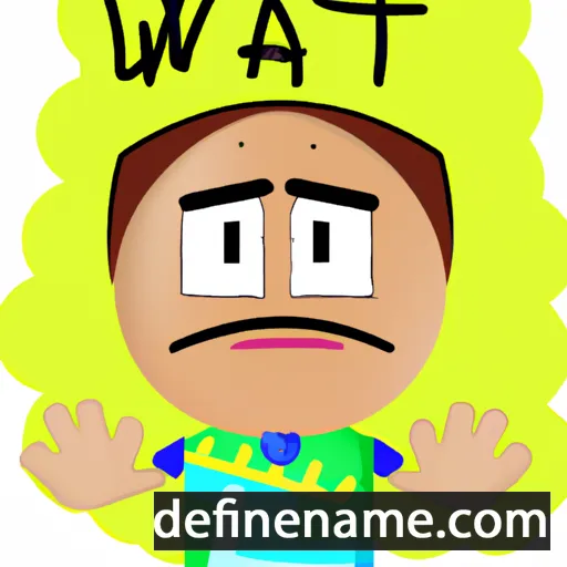 cartoon of the name Wati