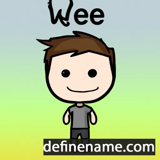 cartoon of the name Wei