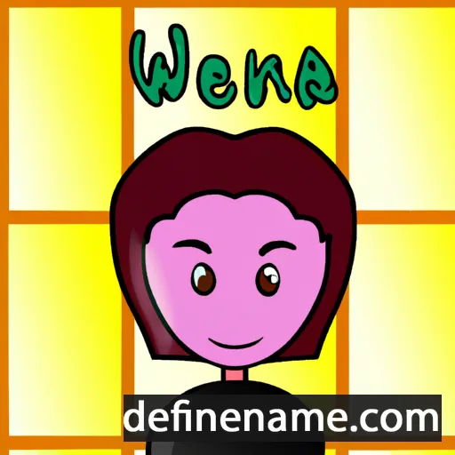 cartoon of the name Wenona