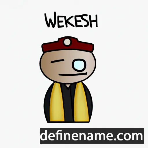 cartoon of the name Werknesh