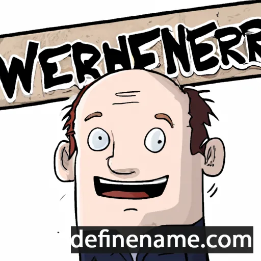 cartoon of the name Wernher