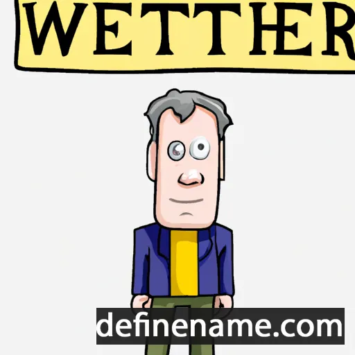 cartoon of the name Werther