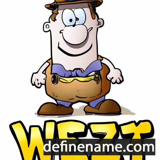 cartoon of the name Wetzel