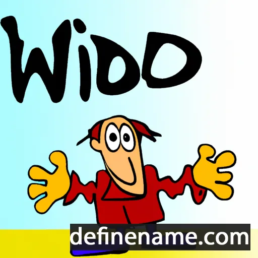 cartoon of the name Wido