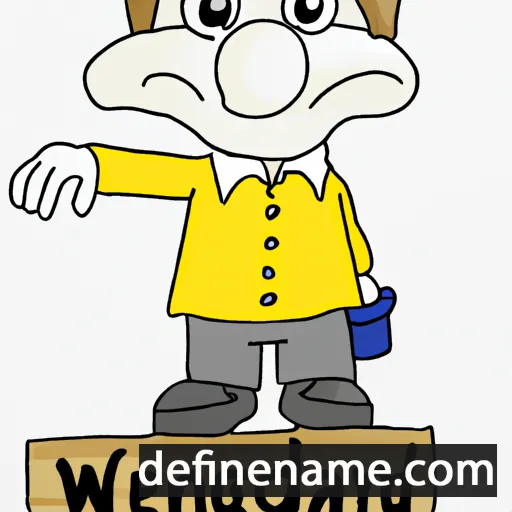 cartoon of the name Wiegand