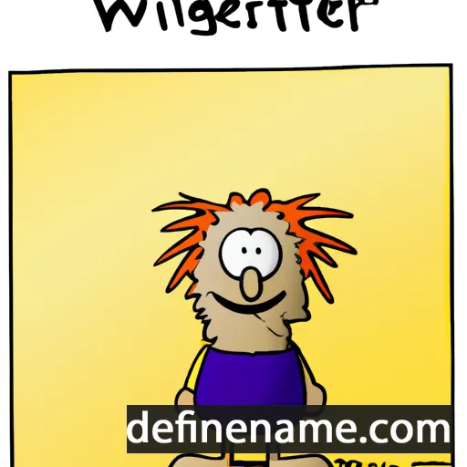 cartoon of the name Wigbert