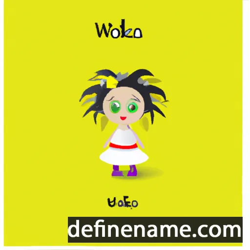 cartoon of the name Wikolia