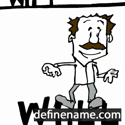 cartoon of the name Wil