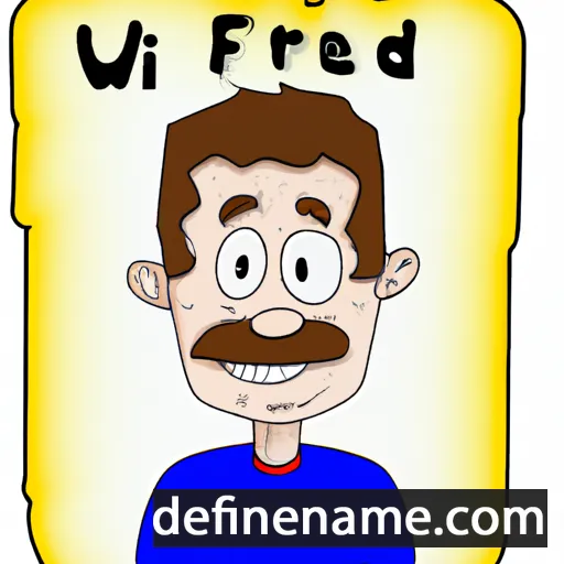 cartoon of the name Wilfred