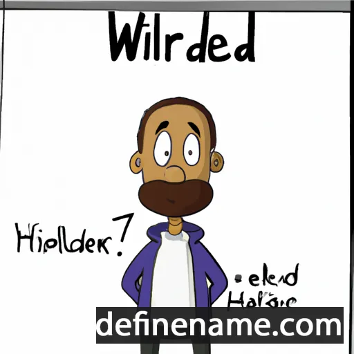 cartoon of the name Wilheard