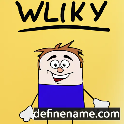 cartoon of the name Wilky