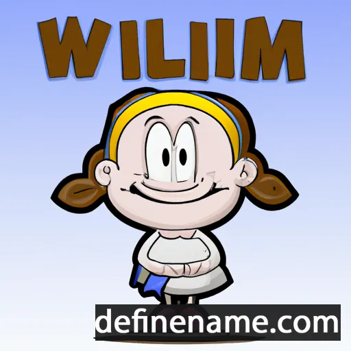 cartoon of the name Willemijn