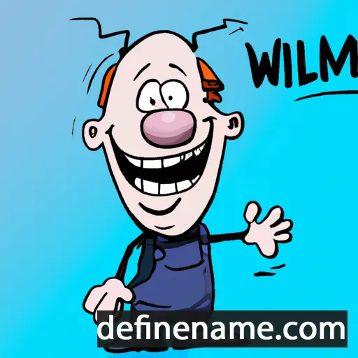 cartoon of the name Wilmǣr