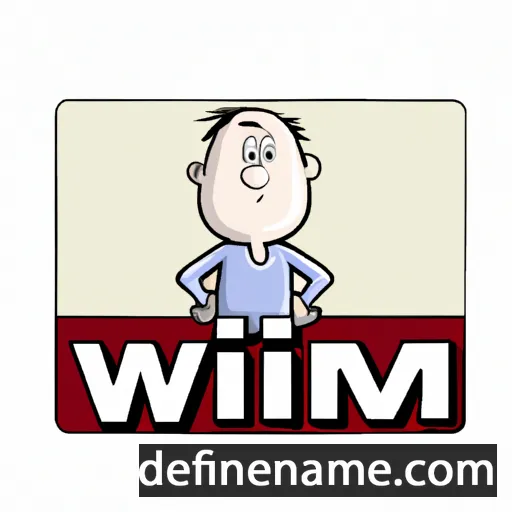 cartoon of the name Wim