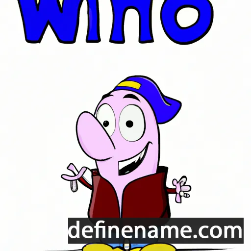 cartoon of the name Winoc