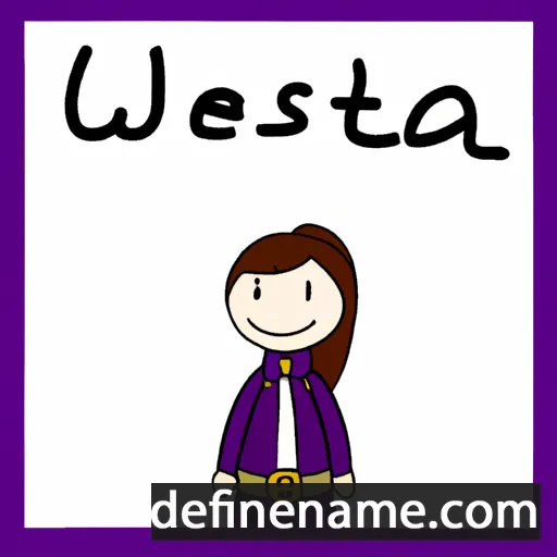 Wisteria cartoon