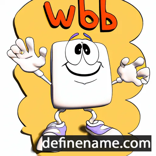 cartoon of the name Wob