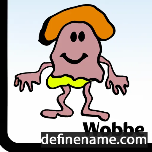 cartoon of the name Wobbe