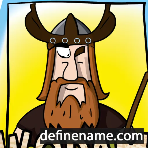 cartoon of the name Wodan