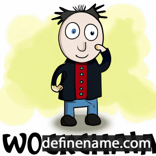 cartoon of the name Wojciecha