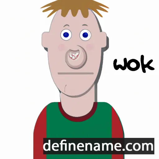 cartoon of the name Wojtek