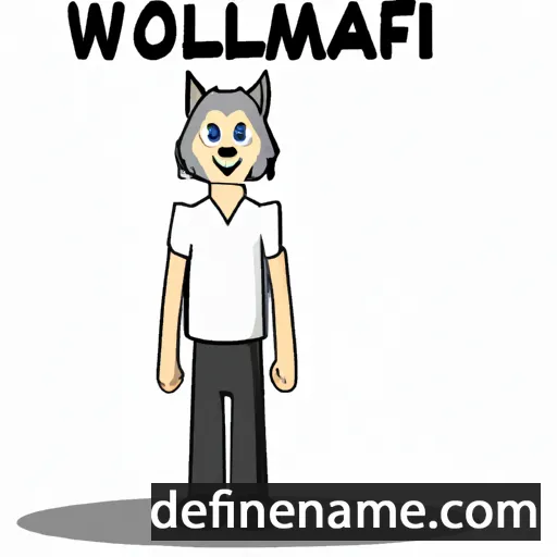 cartoon of the name Wolfram