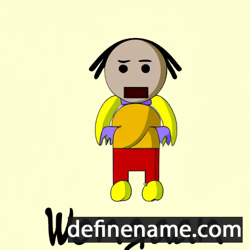 cartoon of the name Wongani