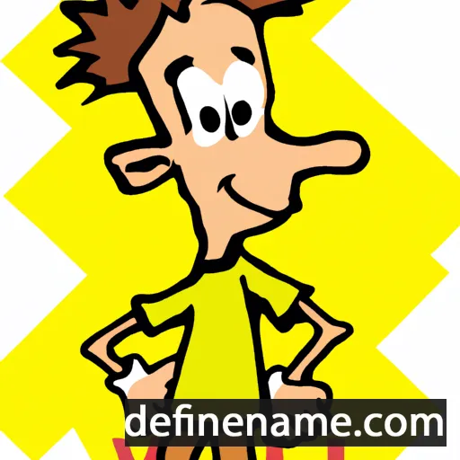 cartoon of the name Wout