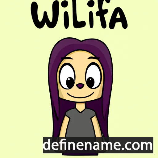 cartoon of the name Wulfila