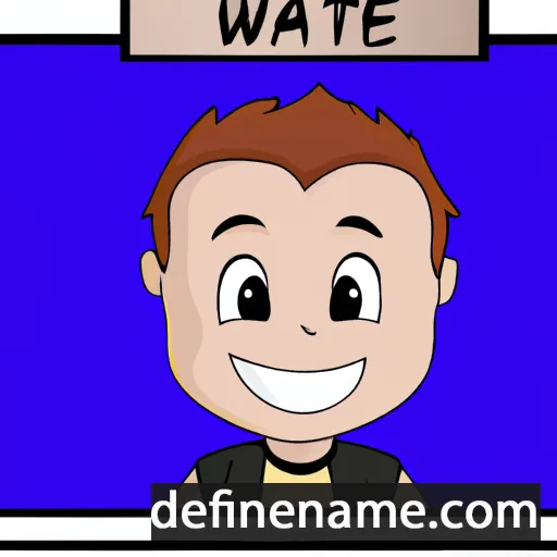 cartoon of the name Wyatt