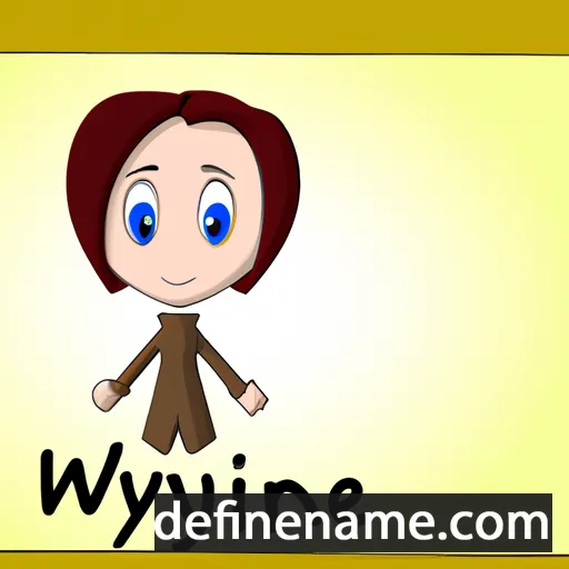 cartoon of the name Wynne