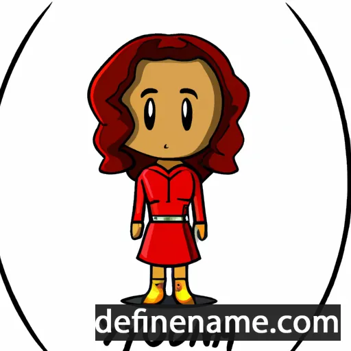 cartoon of the name Wynona